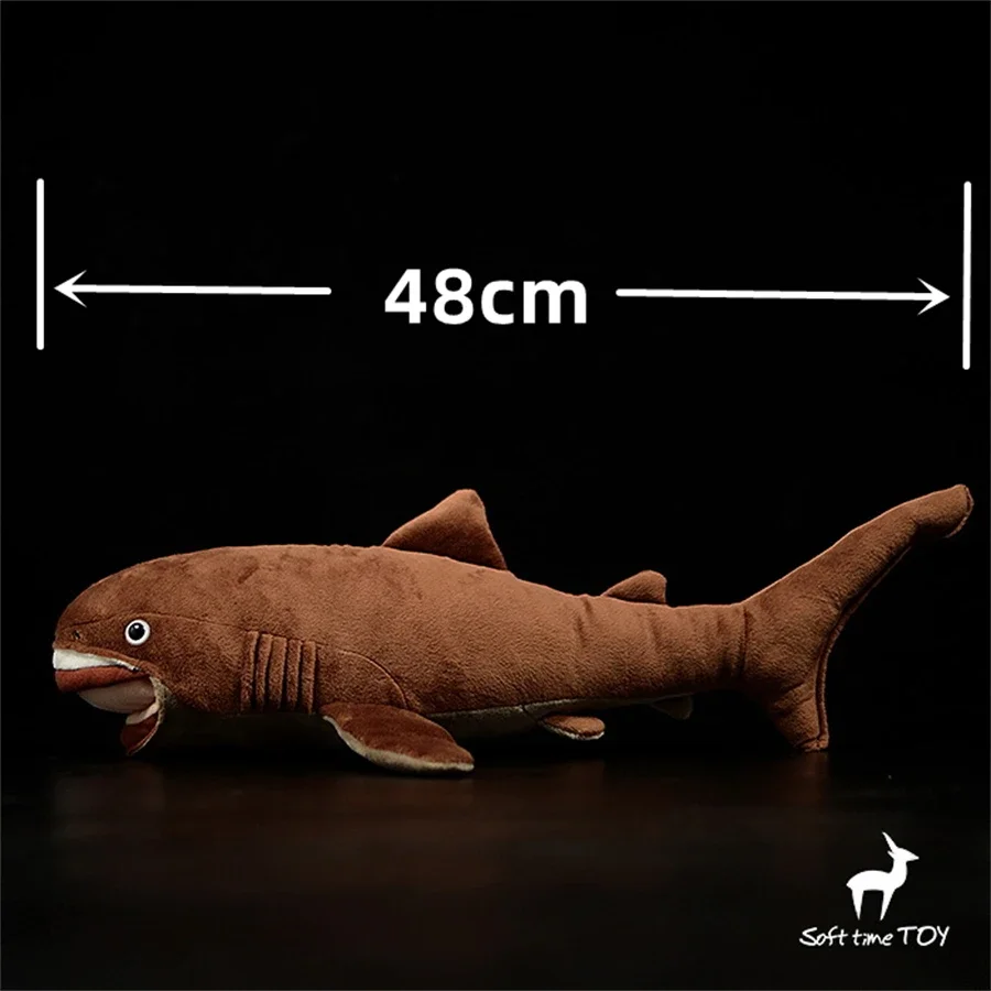 Megamouth Shark High Fidelity Anime Cute Plushie Pelagios Plush Toys Lifelike Animals Simulation Stuffed Doll Kawai Toy Gifts 2