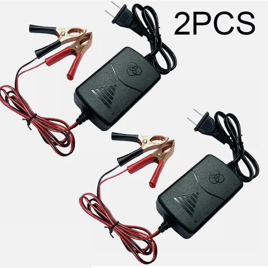 2Pcs 12V Car Battery Chargers 2