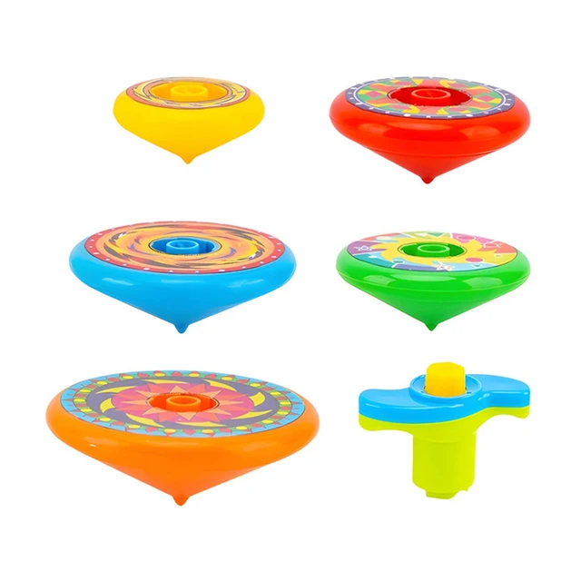 Hot Stacked Spinning Top Launcher Gyroscope Set New Toys for Kids Flying Stacking Gyroscopes Children Party Favor Boys Gifts 4
