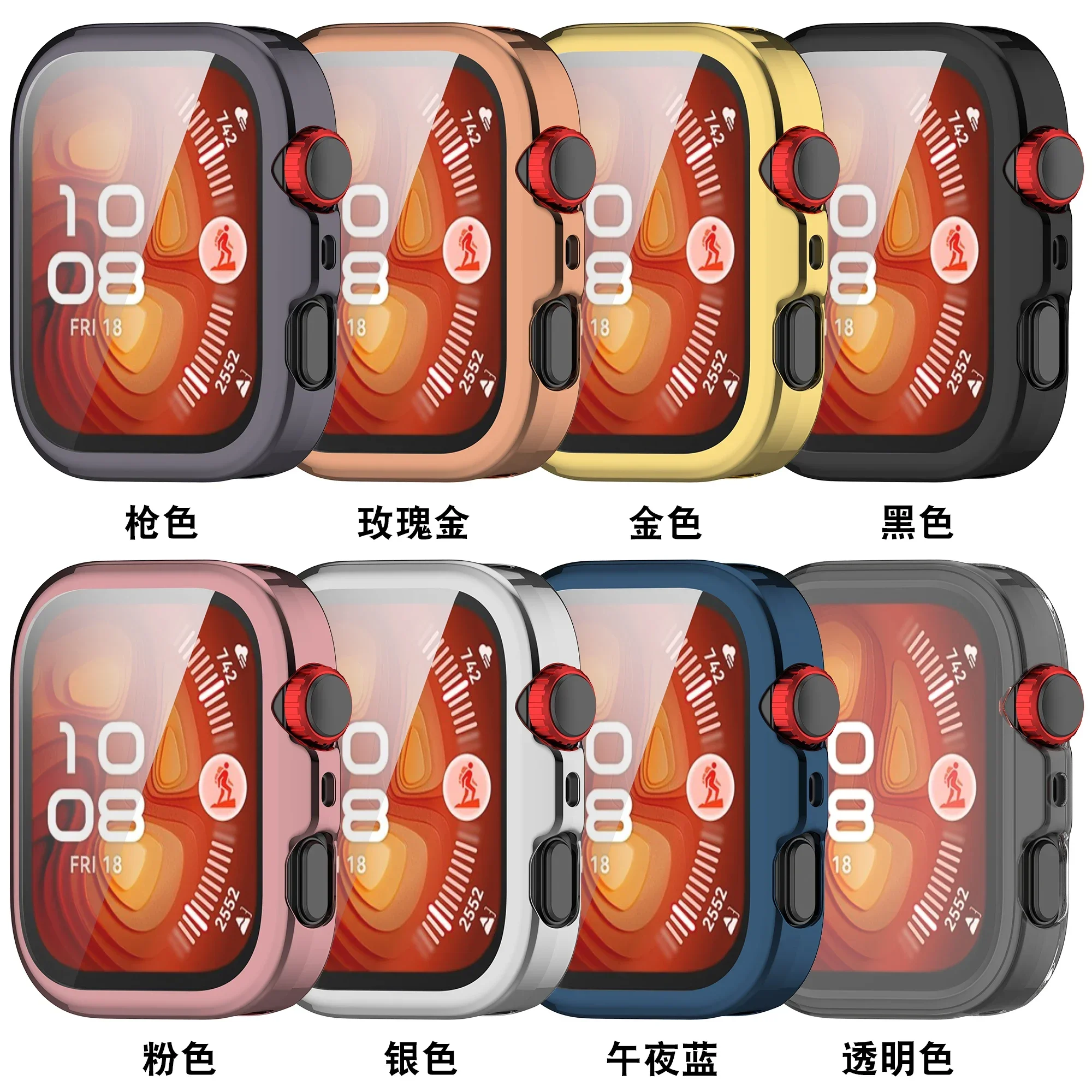 Premium Plating TPU Soft Case with Silicone Screen Protector - Protective Shell and Accessories Cover