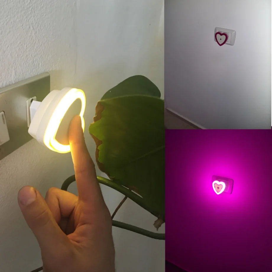 Energy-Efficient Smart LED Nightlight with Dusk-to-Dawn Sensor for Bedrooms, Bathrooms, and Hallways