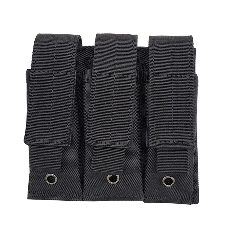 Molle Tactical Triple Pistol Mag Pouch Outdoor Open-Top Single Double 9mm Magazintasche Halter Hülle für GLM1911 92F CZ75 – Detail 10