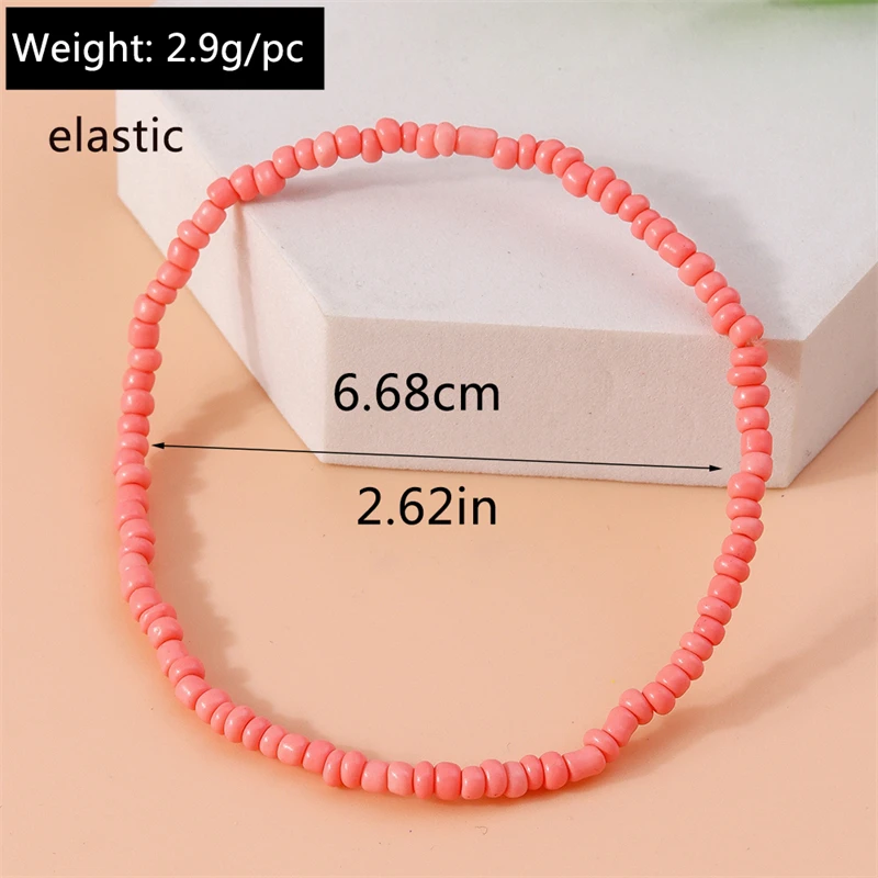 Bohemian Handmade Bunte Perlen Fußkettchen Sommer Strand Auf Bein Fuß Kette Armband Fußkettchen Frauen Mädchen Urlaub Schmuck Geschenke – Detail 4