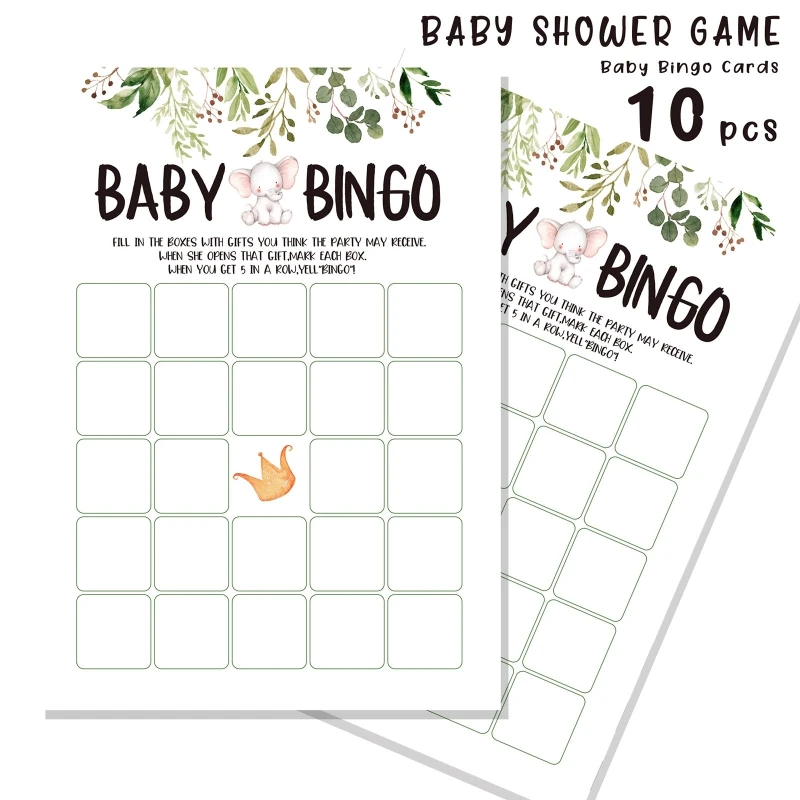 10 Packs Gender Advice and Prediction Cards for Baby Shower Game Parent Message Advice Book Fun Gender Neutral Shower Party