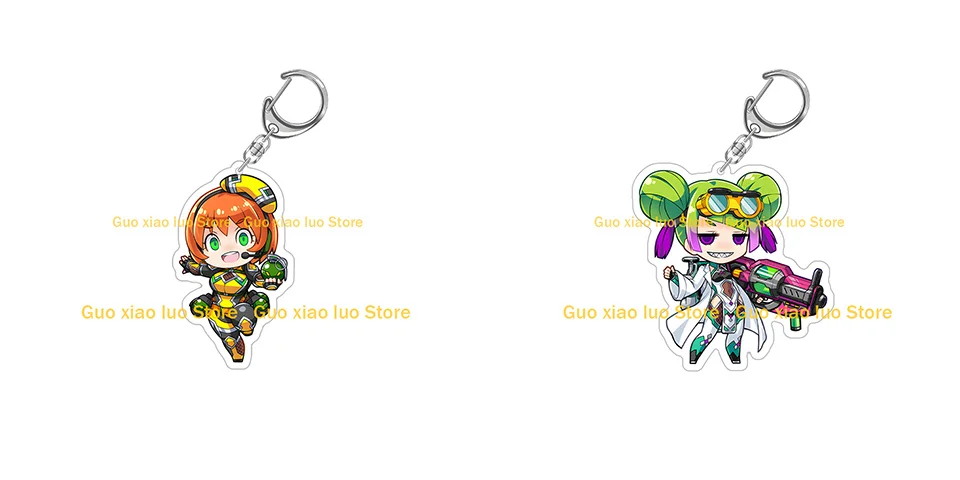 Taimanin GOGO Oma Shinobu Tanaka Ine Hosokawa Tamako Li Wutao Esmeralda Mizuki Yukikaze Chibi Anime Acryc Key Drinking Bag Anhänger – Detail 4
