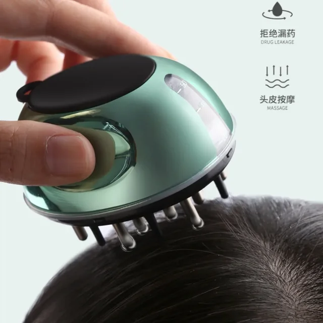 Scalp Applicator Comb Massage Head Hair Growth Regrowth Treatment Liquid Serum Essential Oil Brush for Prevent Hair Loss Care