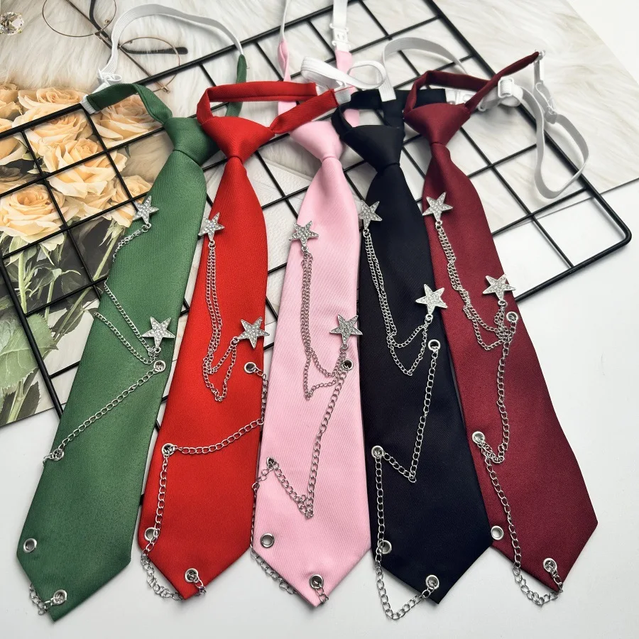 Star Chain Trendy Elastic Tie - Fashionable Unisex Accessory