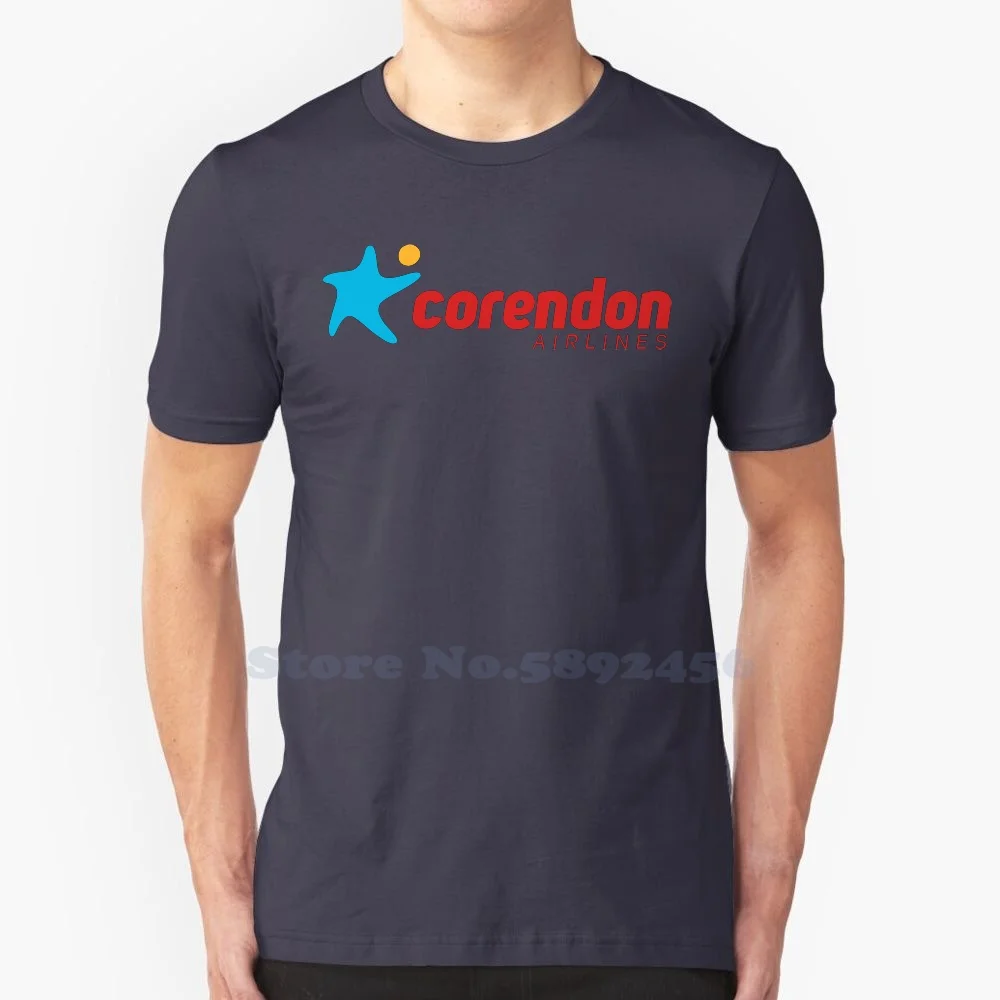 

Футболка Corendon Airlines с логотипом бренда 2023, уличная одежда, футболки с графическим принтом высшего качества