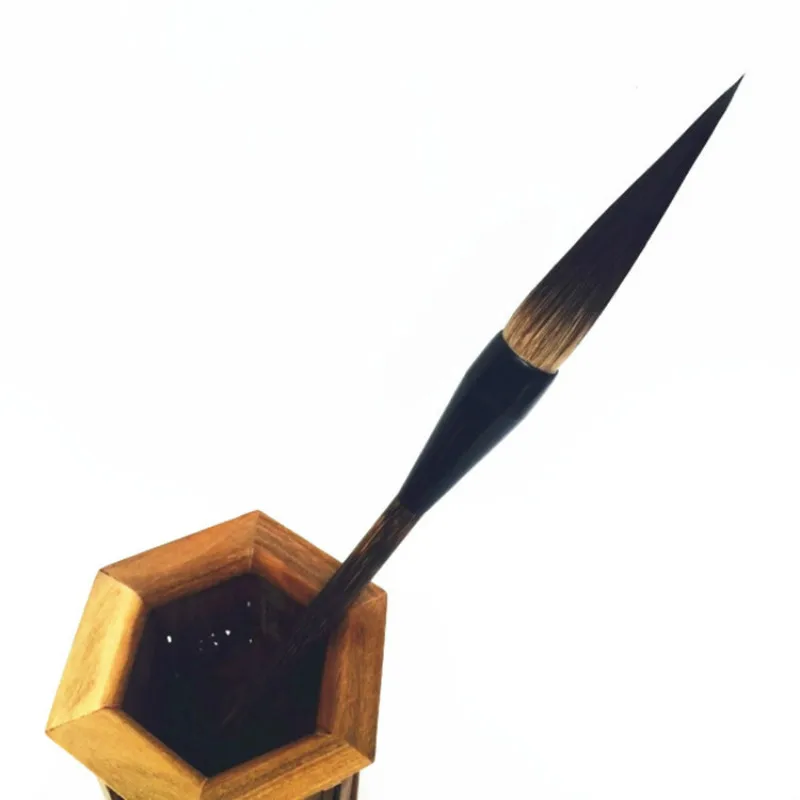 Calligraphy Brush Chinese Calligraphy Brush Pen Long Bear Hair Wool Hair Brush Running Script Cursive Script Drawing Caligraphy Tinta China