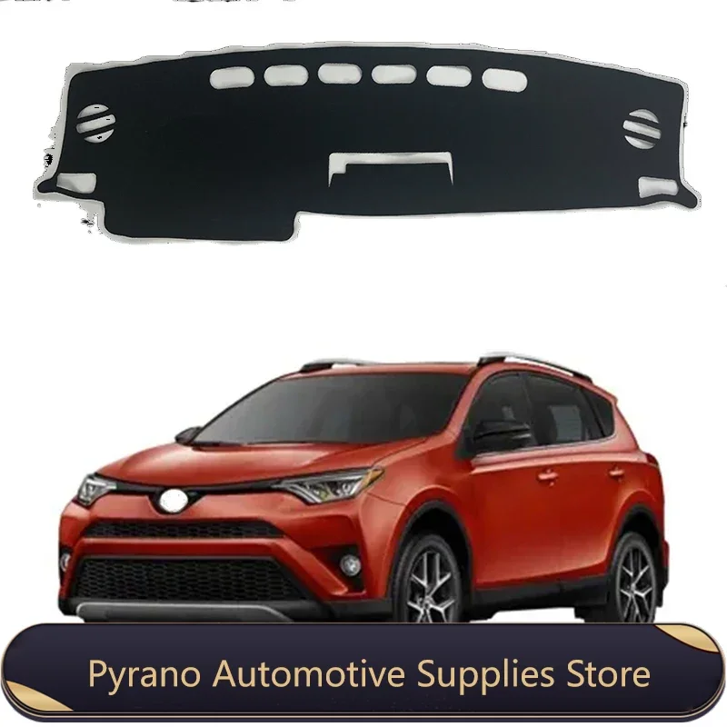 

Dash Board Mat Sun Protector Pad for Toyota Highlande 2014-2019 Black Inner Car Dashboard Left Hand Drive Carpet Accessories