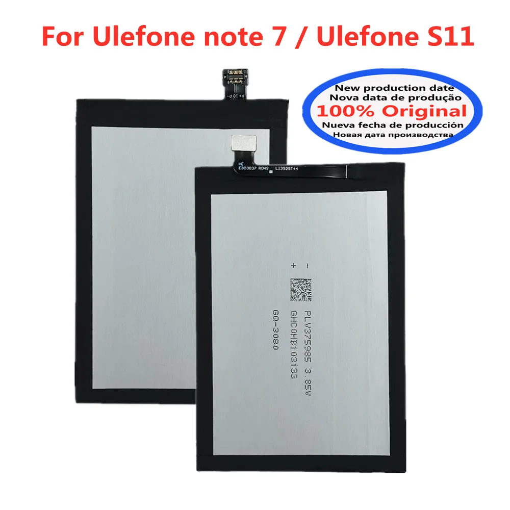Batteria Ulefone Note 7 Originale 3430Mah Ad Alta Capacità Per Ulefone S11 / Note 7 Batterie Ricaricabili Batteria Per Cellulare Originale