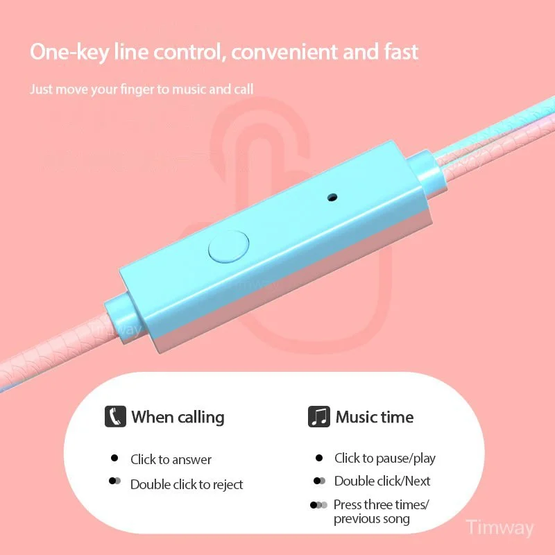 3.5mm/Type C In-ear Wired Earbuds Sports Earphone Bass Stereo Music Headset with Microphone for Mobile Phone Computer Laptop wired headphones wired earphone wired earbuds wired headset