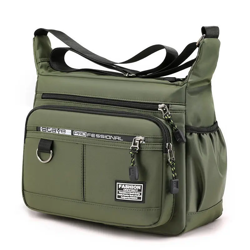 Men's Fashionable Large Capacity Multi-Pocket Crossbody Bag