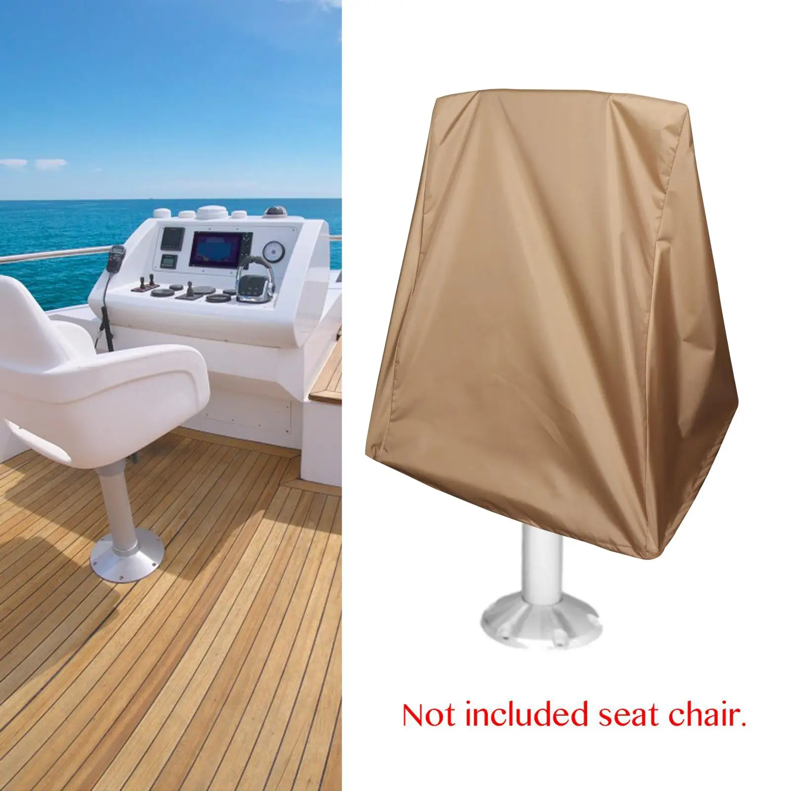 Boat Seat Cover Outdoor Fishing Chair Cover Pontoon Chair Oxford Cloth Weather Resistant Fishing Protector