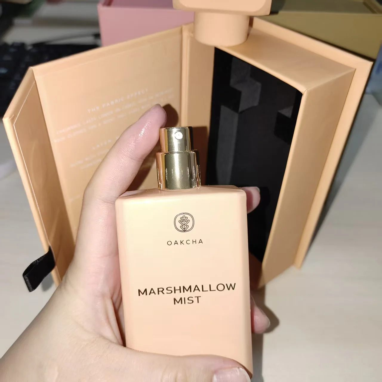 OAKCHA neutral perfume, pink sweet fragrance Bergamot, Jasmine, Vanilla, Yuchuang, Wood, 50ml 2