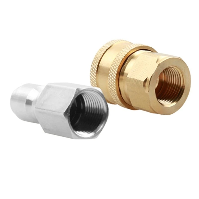 Chemically Injector Kits for Pressure Washer Soap Dispenser 3/8In Connectors Soap Injector with Siphon Hose & Nozzle