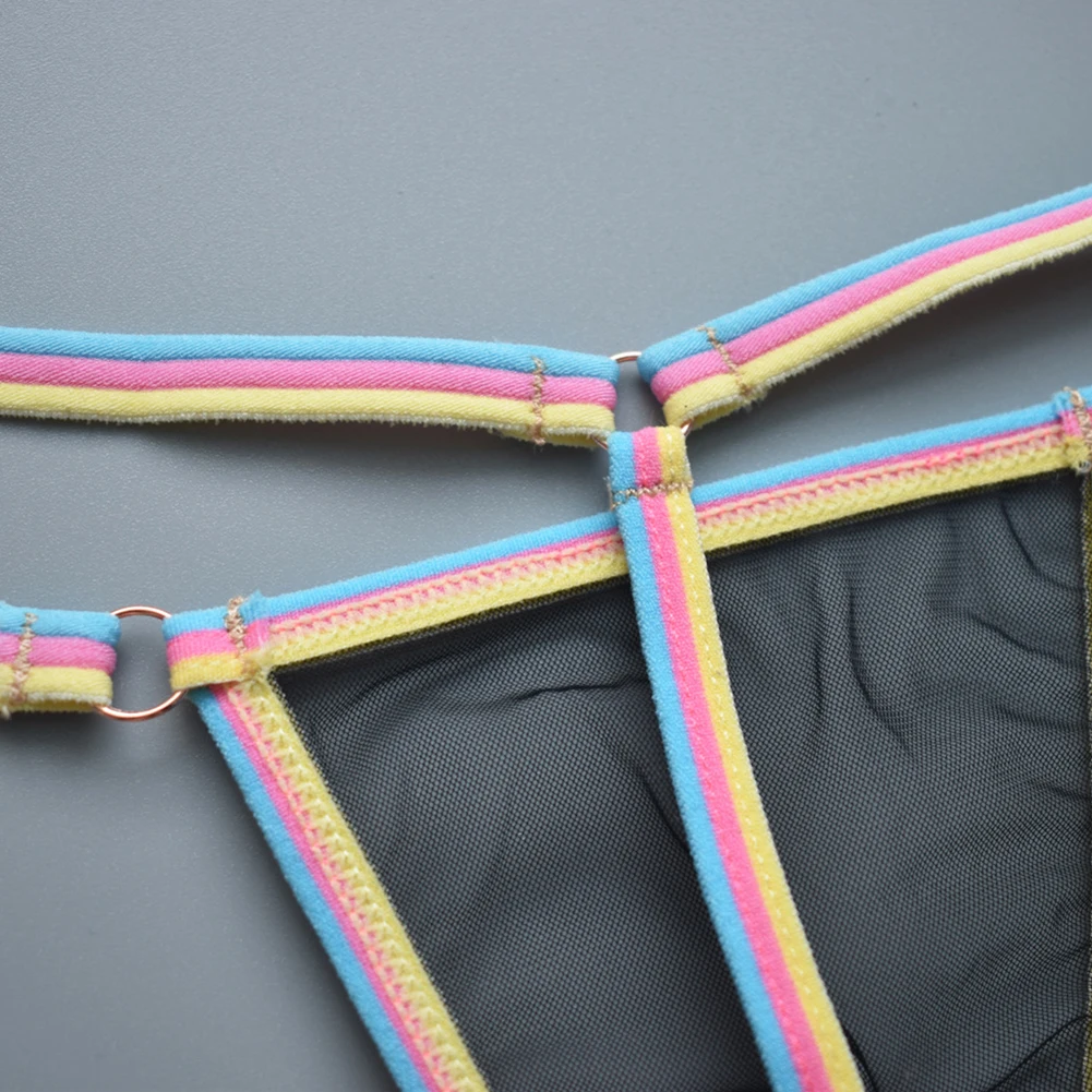Bikini Womens Thongs Home Hotel Sleep Fun Medium Strecth Polyester Sexy Solid Color Spring String Summer Thong