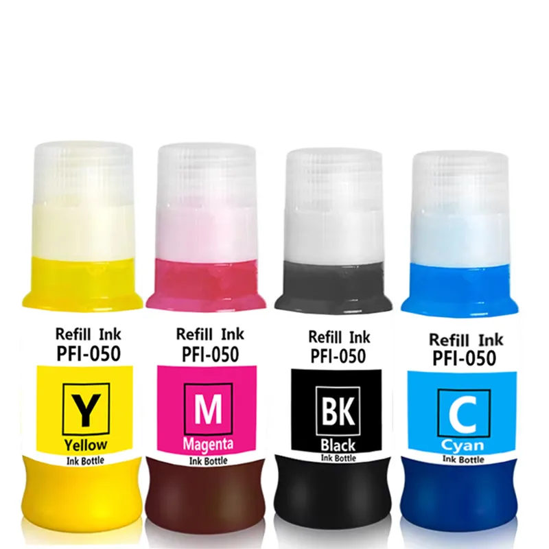 PFI-050 Refill ink 70ML PFI050 refill pigment ink For Canon TC-20 TC-20M printer PFI 050 pigment
