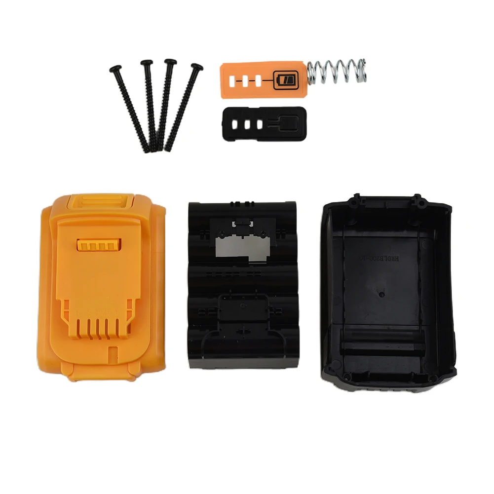 1pc Tool Battery Case DCB200 Battery Plastic Case No PCB Protection Circuit Board For 18V 20V Without