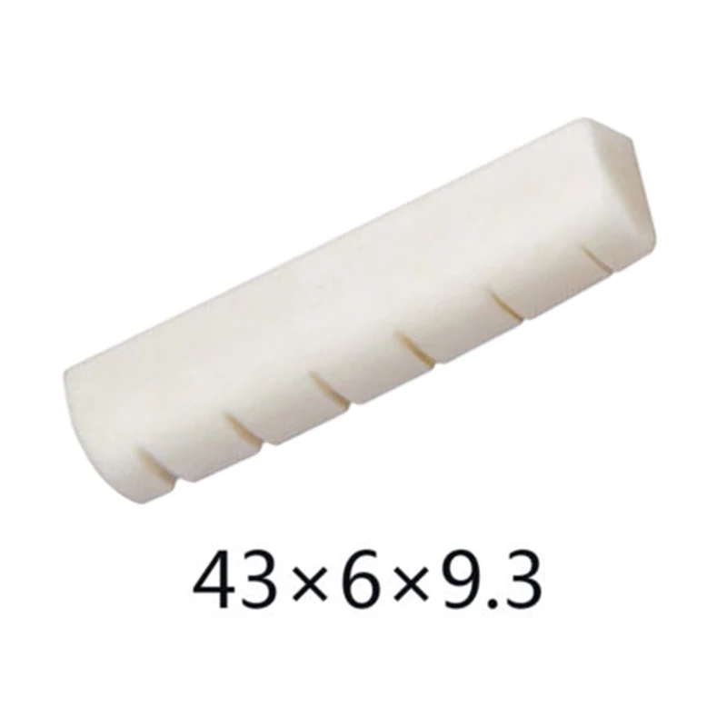 

Replace your old plastic or lower quality saddle and nut with this high density bone set for improved sustain and intonation