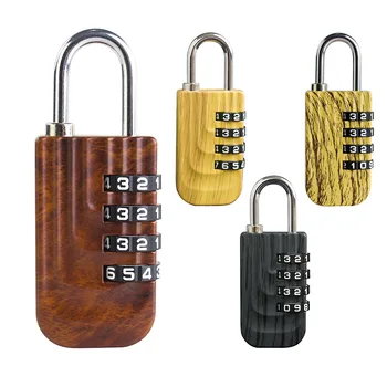 Combination Lock Resettable 4 Digit Padlock with Combination Waterproof and Heavy Duty Combination Padlock Outdoor for School 1