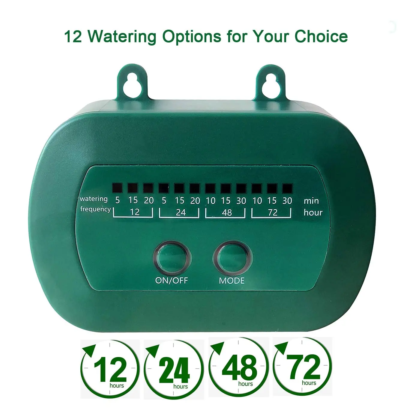 2W/6V Solar Automatic Drip Irrigation Kit Built-in 1800MAH Battery DIY Watering Device For Potted Plants Garden Decora