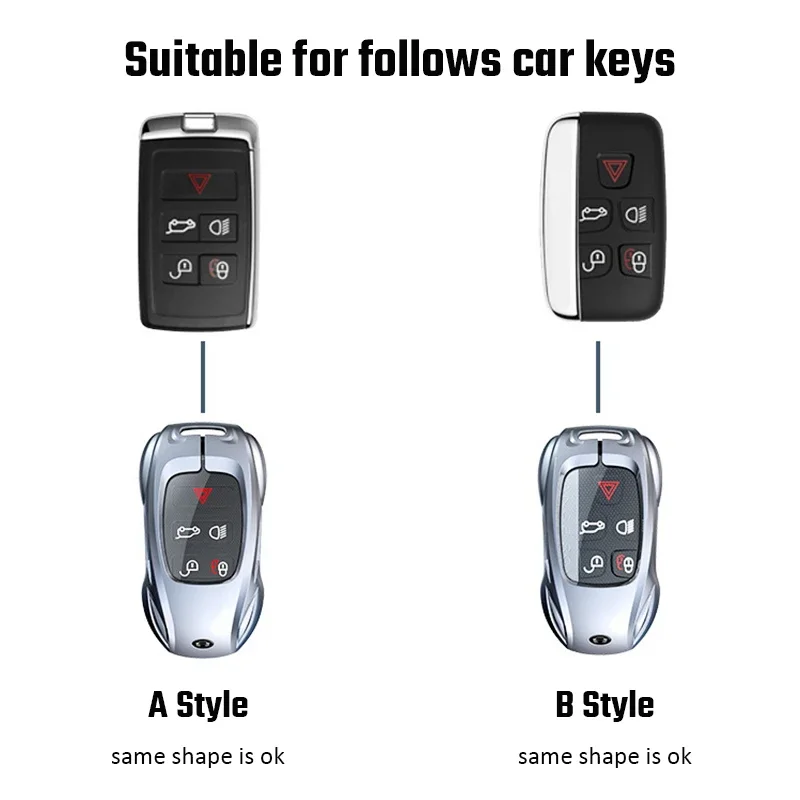 Premium Zinc Alloy Remote Car Key Protector Case Cover