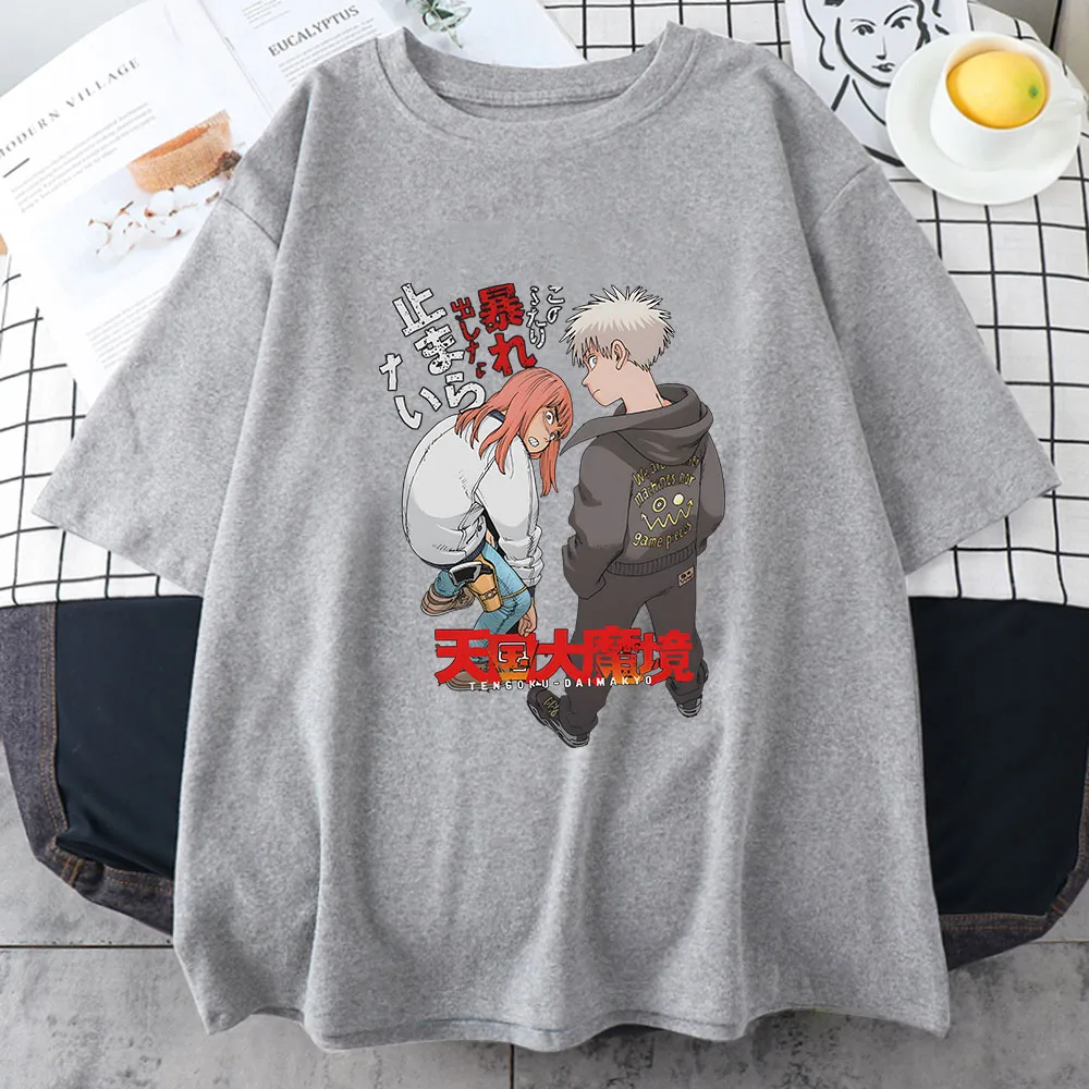 Anime Tengoku Daimakyou T Shirt Manga Heavenly Delusion Maru Kiruko T-shirt  Men's Fashion Cotton Oversized T-shirts Streetwear - AliExpress