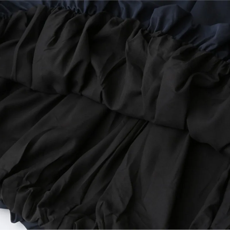 Fashion Plus Size Women's Skirt Artistic Casual A-Length Lantern Skirt Autumn New Style 385