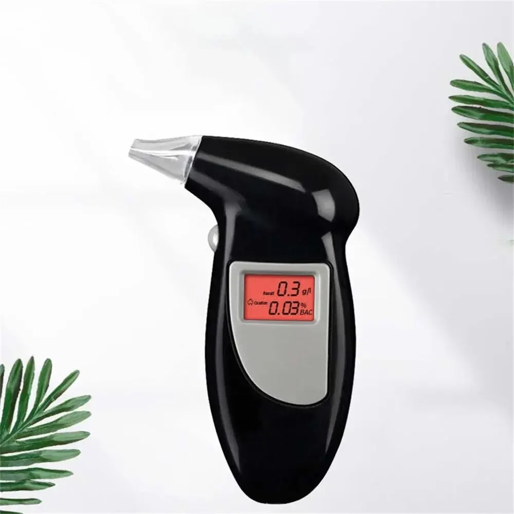 Breath Alcohol Tester Birds Beak Vehicle Breathalyzer Blowing Digital Display Detector Vehicle Portable Drink-driving Breathalyzer