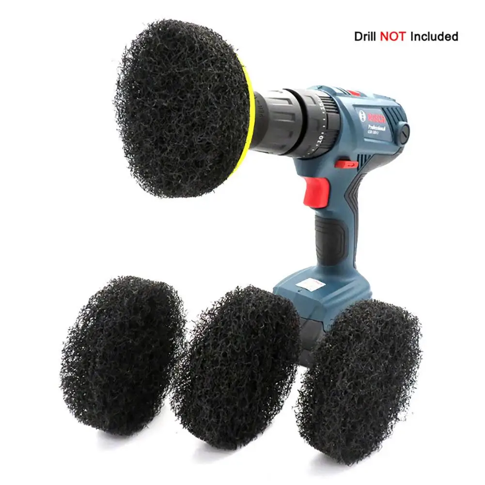 

4-inch Polishing Pad Electric Drill Self-adhesive Disc Wheel Polishing Grinding Plate Cleaning Brush
