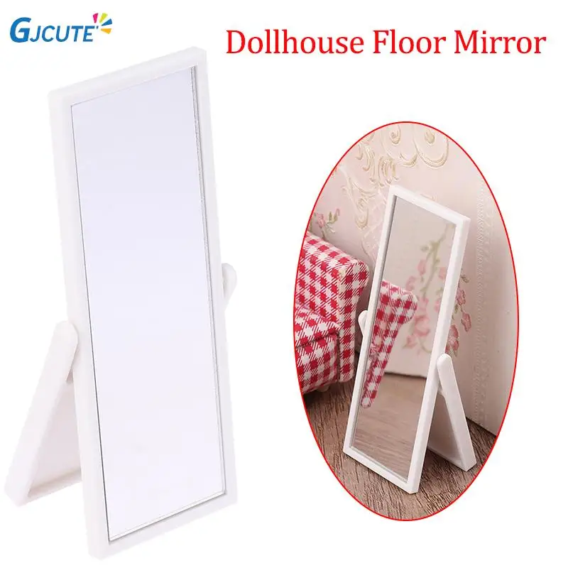 1:12 1:6 Dollhouse Simulation Full Length Mirror Dollhouse Miniature Furniture Decoration Dolls House Accessories For Kids Toy 1 12 scale red fire extinguisher dolls house miniature accessories