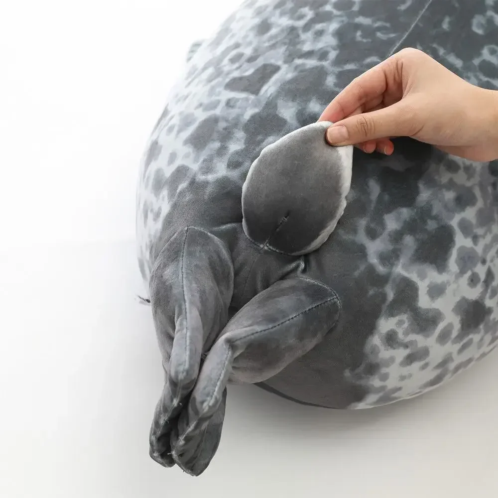 Gigantische zeehond pluche levensecht knuffeldier zeeleeuw_voghion.com