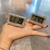 Bling Mini Alarm Clock Bedroom Gadgets and Accessories Kawaii Desk Decor Diamond Encrusted Desk Watch Desk LED Digital Clock 1