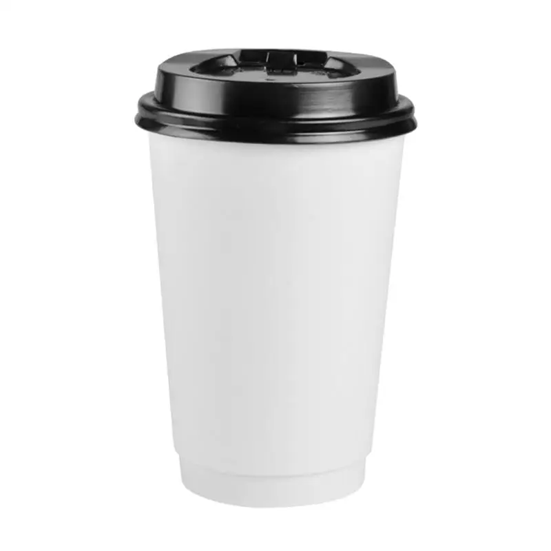 Buy Wholesale China Eco-friendly Takeaway Double Wall Square Paper Cup  Coffee Cups With Lips Hot Drink Insulated Cup & Paper Cups For Hot Drinks  at USD 0.18