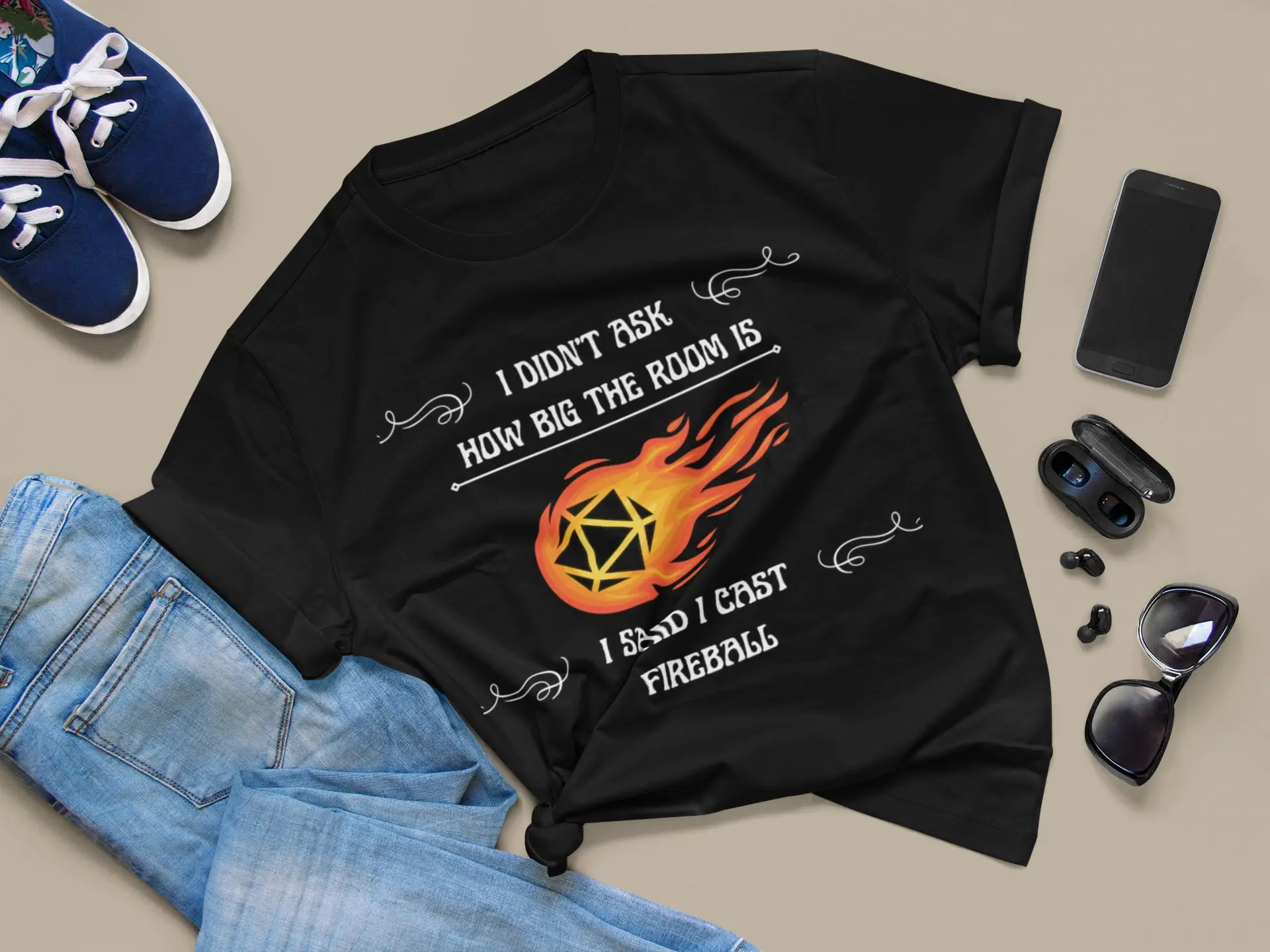 Ho Detto I Cast Fireball D & D Wizard Shirt Unisex