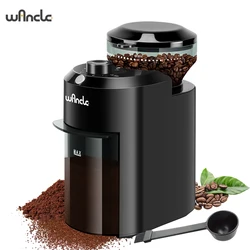 Wancle Precision Conical Burr Coffee Grinder with 28 Adjustable Grind Settings - 220V-EU Charger (CBG-8000)
