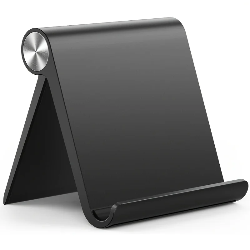 Tablet Holder Adjustable Portable Foldable Desktop Base Stable Clamp Durable PP Material
