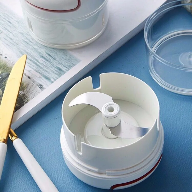Mini Garlic press Mashed garlic Manually crushed minced garlic Stir stuffing Hand-pulled crusher with brush Home kitchen tools garlic chopper