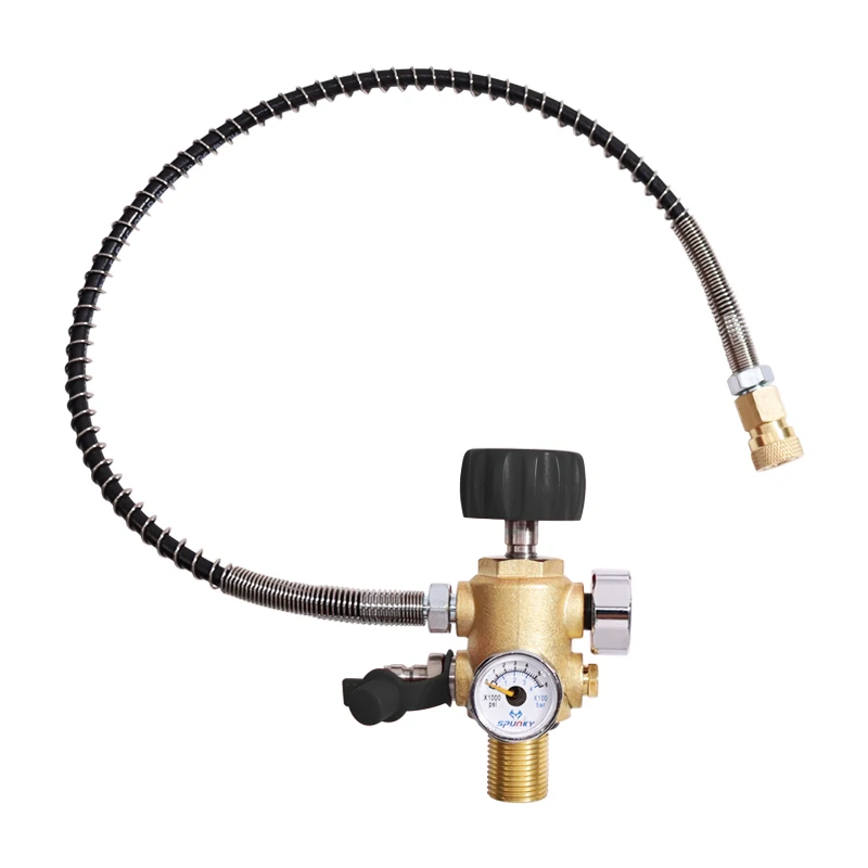 Tuyau De Remplissage PCP 4500 PSI Avec Valve M18x1.5 - NEUF, Cuivre, Longueur 24 Pouces - Garantie 3 Ans