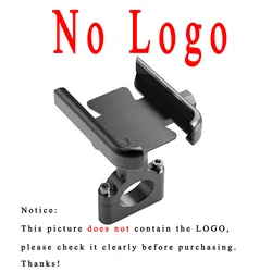 Aluminum Rearview Mirror Handlebar Mount GPS and Phone Holder (No logo Handlebar)