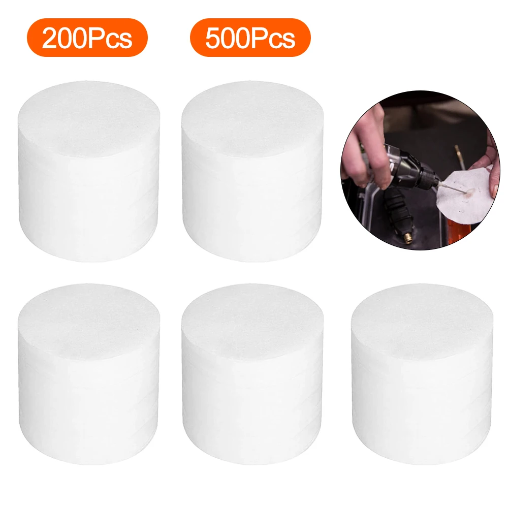 200/500Pcs Gun Cleaning Patch Rifle Pistol Shot Gun Airsoft Gun