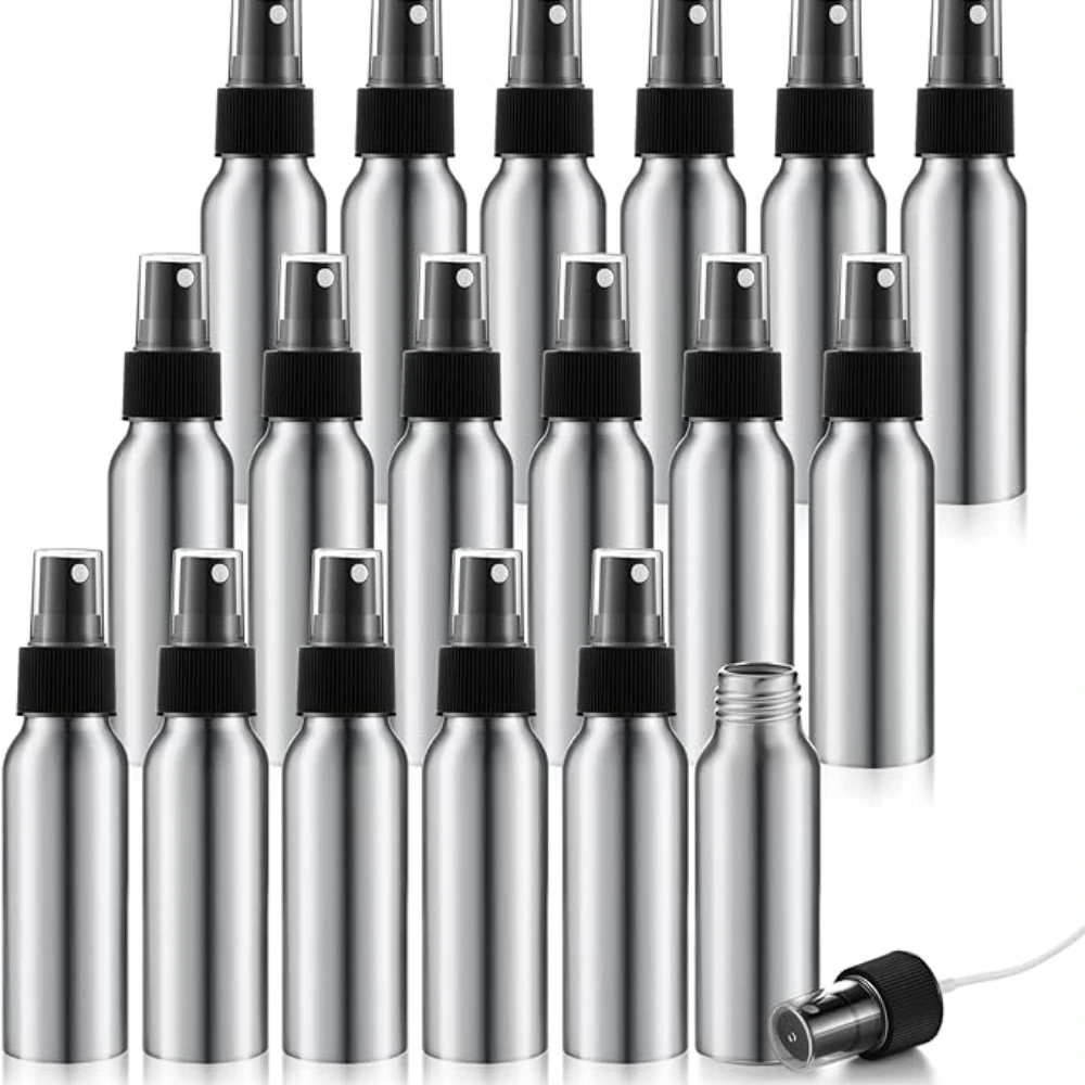 알루미늄 빈 스프레이 병, 화장품 병, 빈 미니 금속 무화기 병, 향수 보관용 여행 크기, 30ml-120ml, 5 개