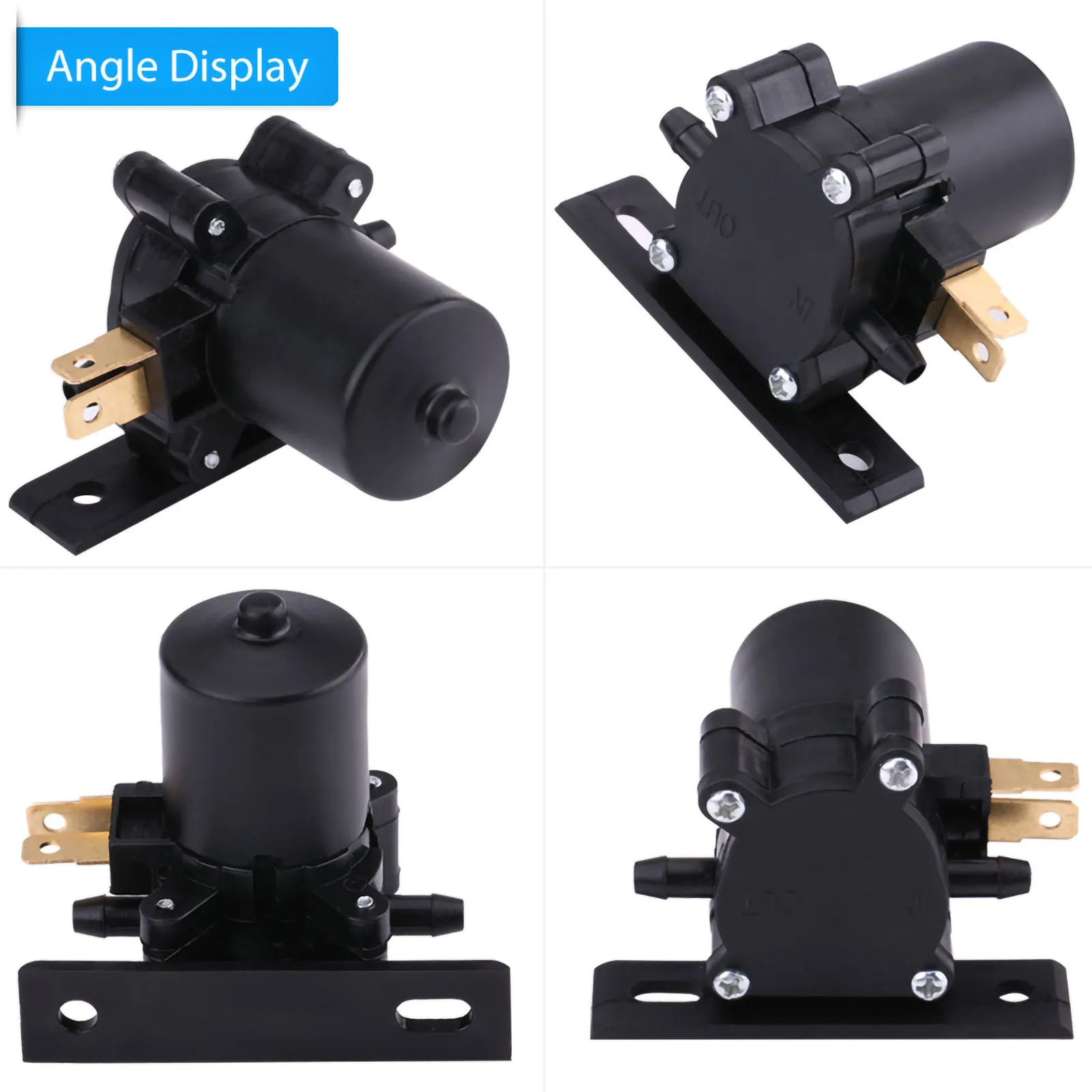 12V Universal Windschutz scheibe Scheiben wischer Waschmaschine Pumpen motor für Auto Van Bus LKW – Detail 6