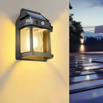 Motion Sensor Outdoor Light IP65 Waterproof LED Security Light Patio Light With 3 Lighting Modes And Motion Sensor Solar Garden 3