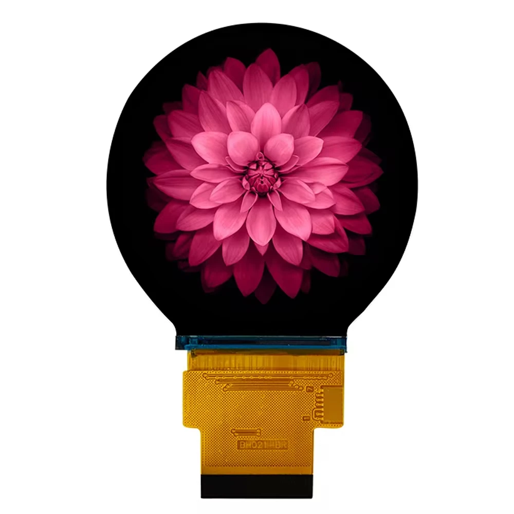 2.1 Inç TFT LCD Ekran Modülü Akıllı Ev için Yuvarlak Ekran 480*480 3SPI 18RGB ST7701S IC SPI Arayüzü 40Pin 0.5Pitch