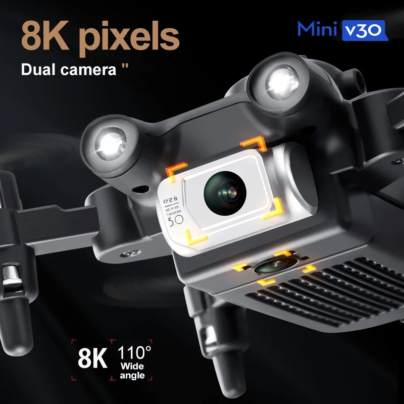 Drone Quadcopter 4DRC V30 Mini Drone 4K Professional 1080p HD aerial dual camera WiFi FPV Remote Control Quadcopter RC Helicopter Toy Gift