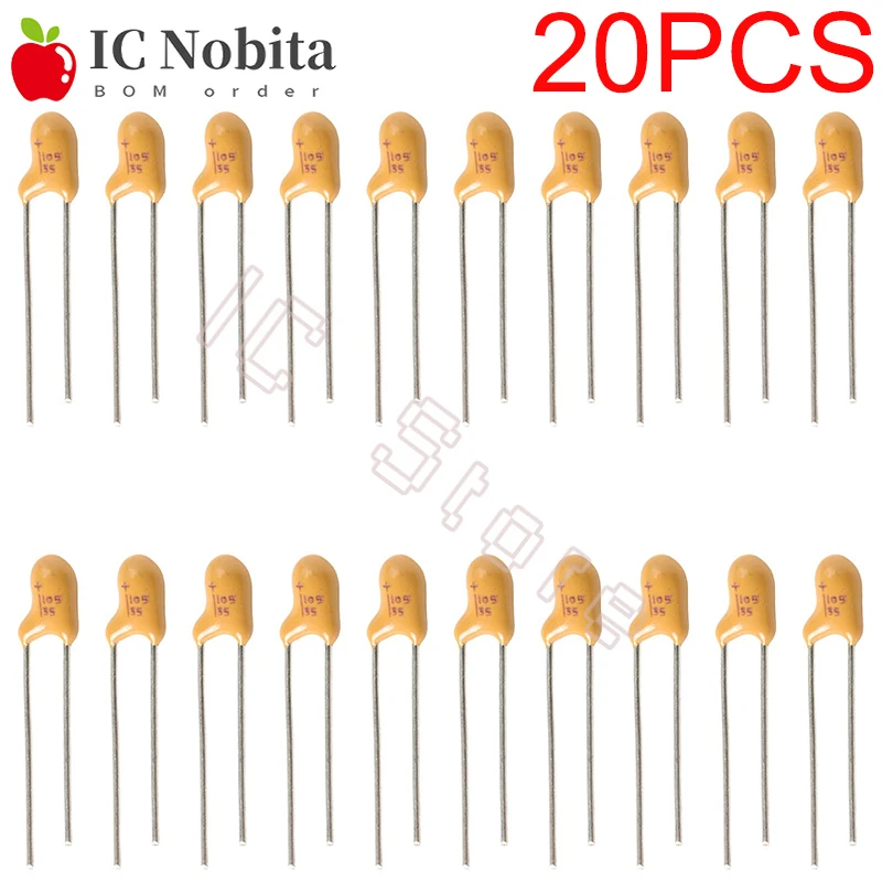 Produktbild von HUAREW Keramik-Kondensator-Sortiment – 300 Stück, 10 Werte (0,1 µF Bis 10 µF), 50V, Für DIY, PCBs & Reparaturen