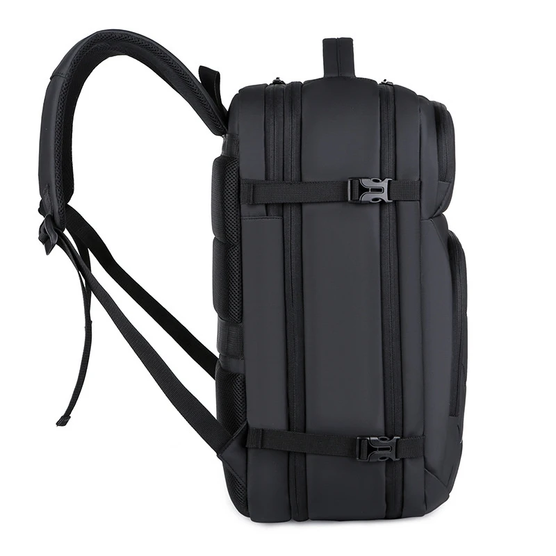 USB 충전 포트 노트북 가방, 확장 가능한 배낭, 방수 비즈니스 국기 여행 가방, 17 인치, 40L