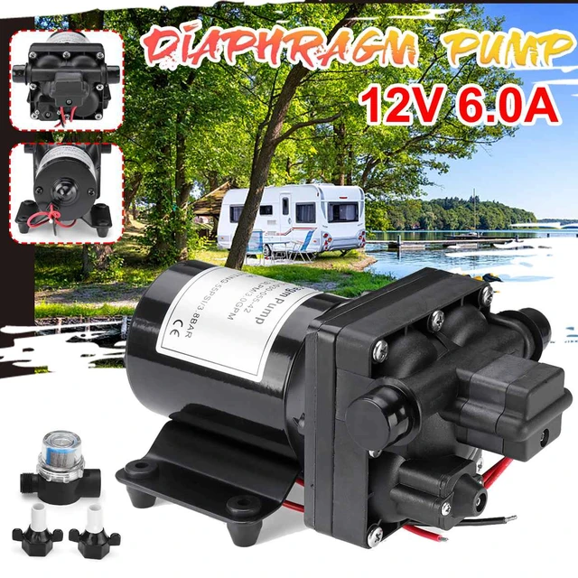 3,0 GPM Wasserpumpe 12V Selbstansaugende Sprayer Pumpe RV Wasserpumpe 4  Kammer Garten Camper Marine Boot Hohe druck Membran Pumpe - AliExpress